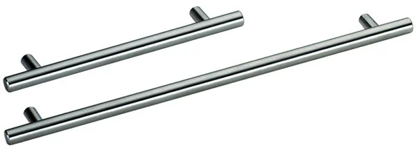 Opo Oeschger Poignées de meuble 128mm acier inoxydable mat Quantité Limitée